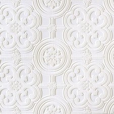 EGON PAINTABLE TEXTURED VINYL WALLPAPER ANAGLYPTA WHITE RD80029