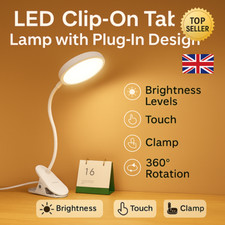 Clip On Desk Lamp USB LED