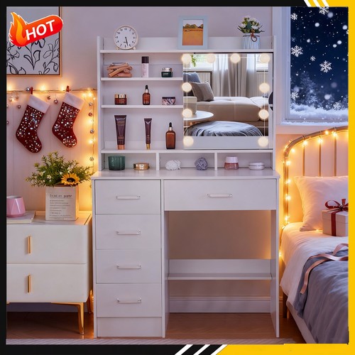 Vanity makeup table - 10, led