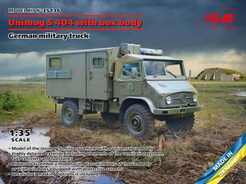Icm 35136 unimog - 1:35, 404