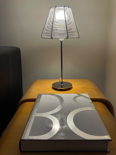Wire table lamp retro - wire,