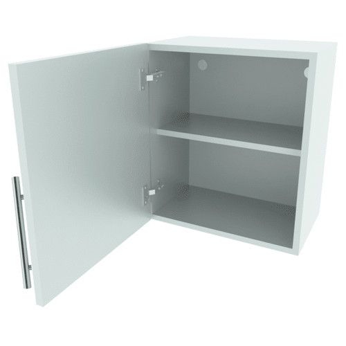 500mm single wall unit white - wall,