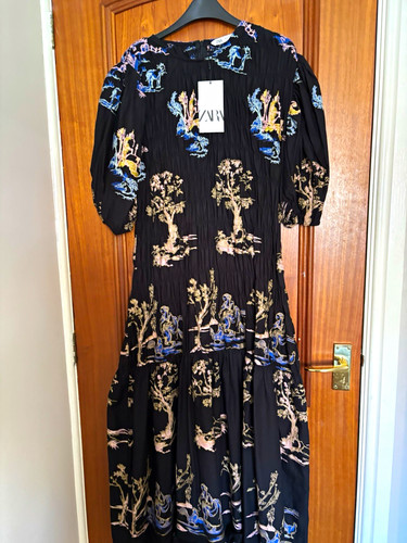 Bnwt zara black embroidered - bnwt,