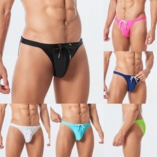 Men Summer Swim Briefs Low