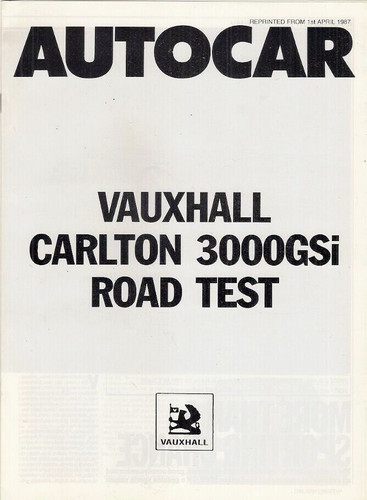 Vauxhall carlton 3000 gsi road - 3000,