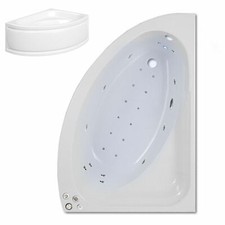 Trojan Orlando 1500 x 1020mm RH Corner 24 Jet Whirlpool / Spa Bath inc Panel