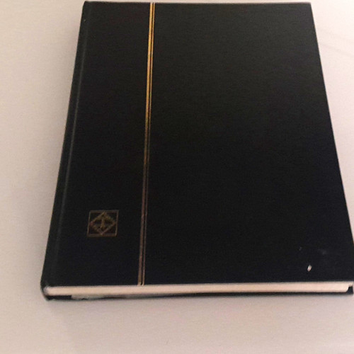 Black stamp album binder with - black,