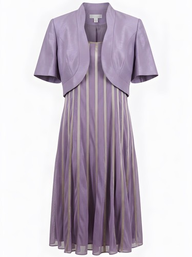 Elegant purple dress - purple,
