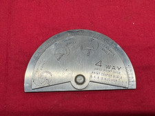 Swanson Mfg Co 4-Way Drill Point Gage - Vintage