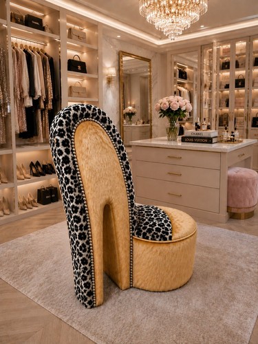 Luxury gold fur snow leopard - &,