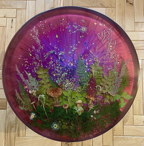 Handmade resin table - handmade,