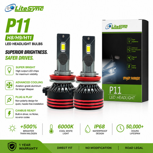 Litesync h11 led fog - led, light