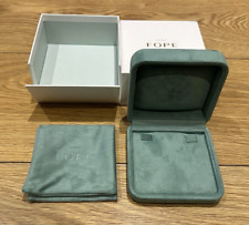 Genuine Original Fope Luxury Jewellery Pendant Earrings Green Box Complete