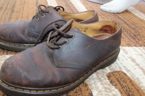 Martens leather dark brown - dark,