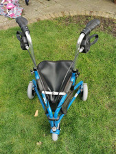 3 wheel mobility walker with brakes