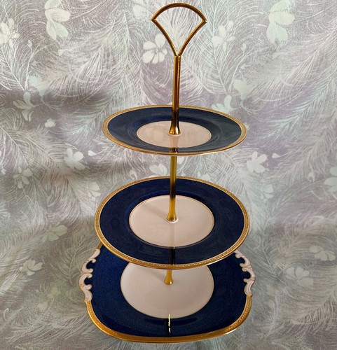 Cake stand tier vintage - stand, 3-tier.