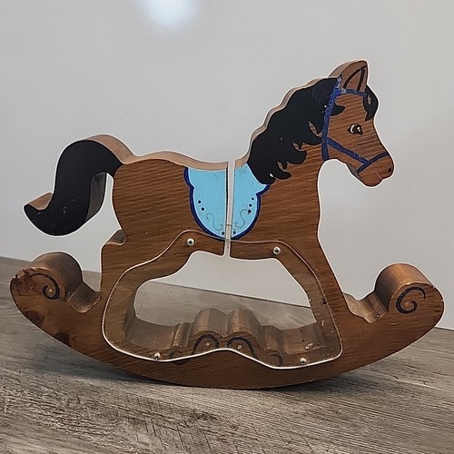 Wooden rocking horse handmade - rocking,