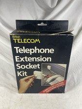 Vintage British Telecom Telephone Extension Socket Kit Original Box