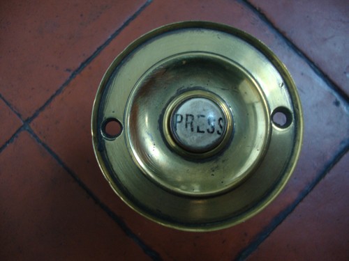 Antique door bell press - , tested