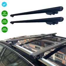 For Volvo V60 2011-2018  Roof Rack Cross Bars Black  Flush Rails Roof Bars 2pcs