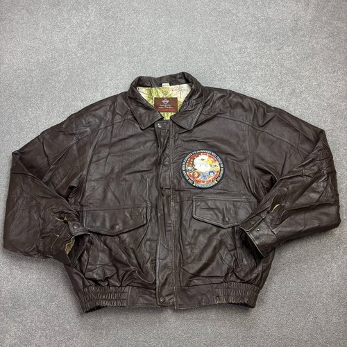 Leather flying jacket - flying,