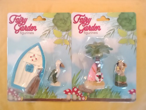 Fairy garden beach figurines - garden,