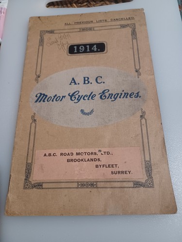 Abc 1914 motorcyle - abc,