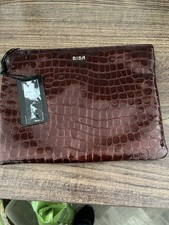 Biba Leather Clutch Bag