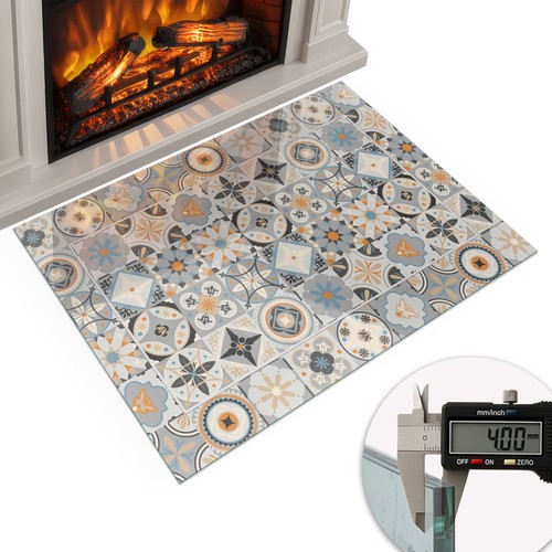 Glass hearth protector for - glass,