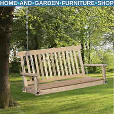 2 Seater Wooden Swing Chair