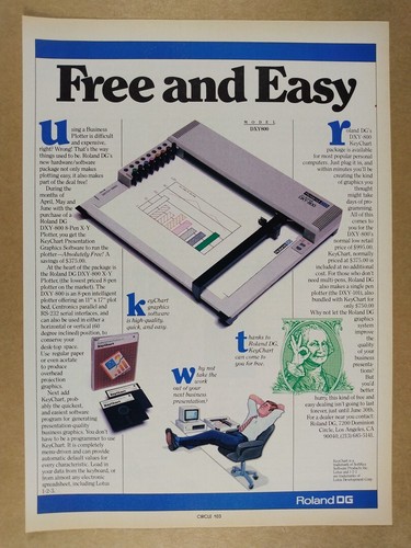 1984 roland dxy - roland, dxy-800
