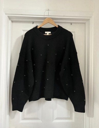Women black embellished - women's, h&m