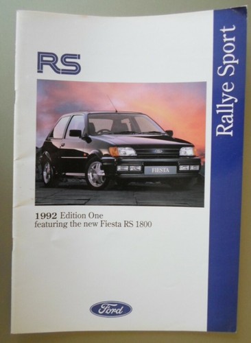Ford range 1992 mkt - ford, rs