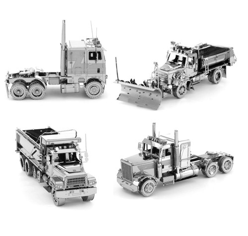 Metal models trucks - trucks, coe