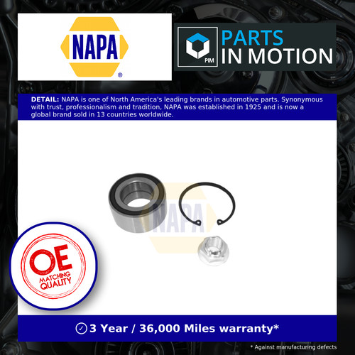 Wheel bearing kit - wheel, fits