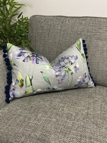 Cushion cover pom - cushion,