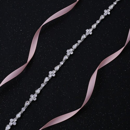 Thin diamante crystal - diamante, chain