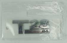 VW Transporter T5 Badge T28 84 TDI Chrome Self Adhesive Rear Tailgate GENUINE