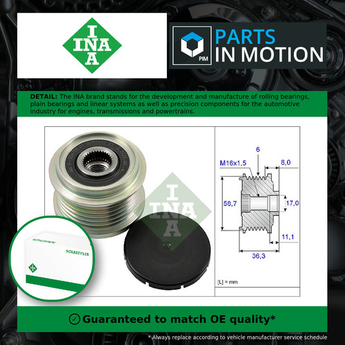 Overrunning alternator pulley - alternator,