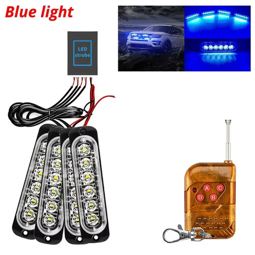 24led wireless car strobe - 24led,