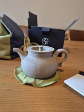 Edenus Chinese Rough Clay Teapot,  Designer,  With Padded Bag, Boxed