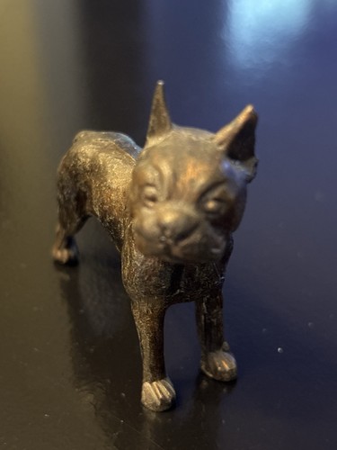 Vintage metal french bulldog - vintage,