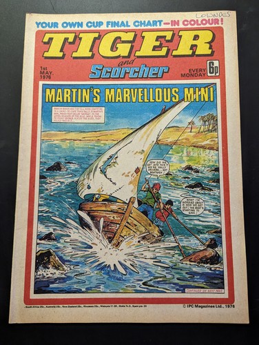 Tiger and scorcher comic - tiger, 1st