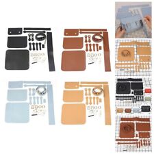 1 Set DIY Sewing Pre-cut Leather Bag Making Tools Kit Handcraft Tote Handbag