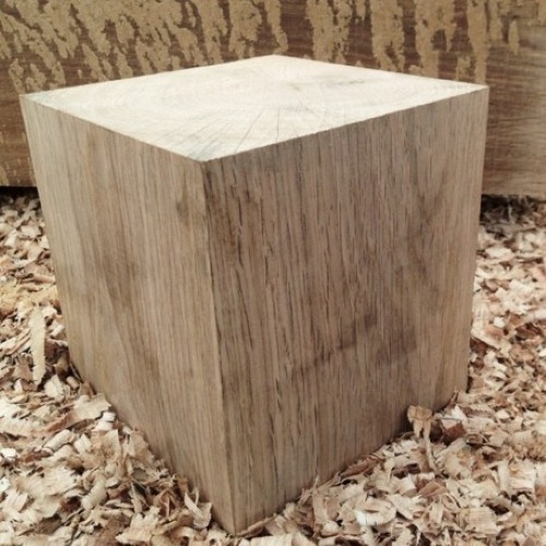 Solid oak cubes beam - cubes,