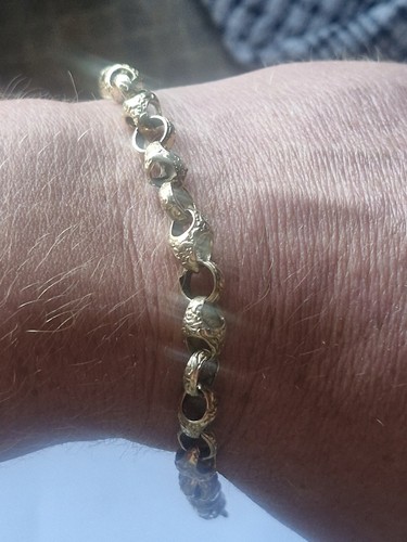 9ct acorn belchar bracelet - 9ct,