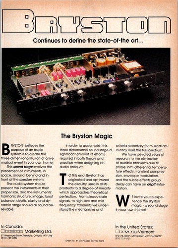 1988 bryston magic - 1988, print