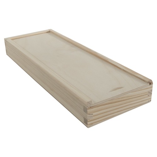 Wooden pencil case - wooden,