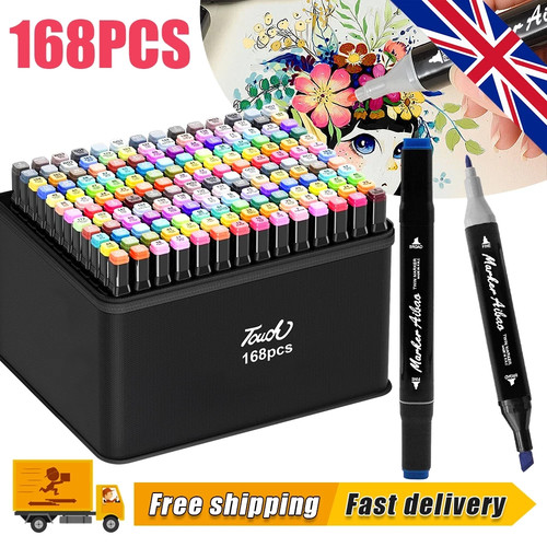 168pc colouring pens - 168pc,