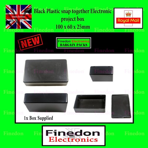 Black plastic snap together - black,